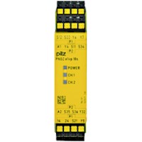 PNOZelog 22.5 mm Depth Emergency Stop, Gates, and Light Grids Monitoring Safety Relay (784131)