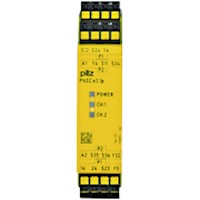 PNOZelog 22.5 mm Depth Emergency Stop, Gates, and Light Grids Monitoring Safety Relay (784139)