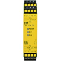 PNOZelog 22.5 mm Depth Emergency Stop, Gates, and Light Grids Monitoring Safety Relay (784137)