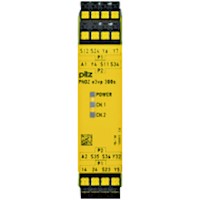 PNOZelog 22.5 mm Depth Emergency Stop, Gates, and Light Grids Monitoring Safety Relay (784138)