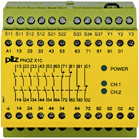 PNOZ X 90.0 mm Depth Emergency Stop, Gates, and Light Grids Monitoring Safety Relay (774700)