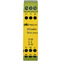 PNOZ X 22.5 mm Depth Emergency Stop, Gates, and Light Grids Monitoring Safety Relay (774049)