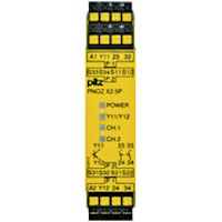 PNOZ X 22.5 mm Depth Emergency Stop, Gates, and Light Grids Monitoring Safety Relay (787308)