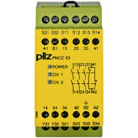 PNOZ X 45.0 mm Depth Emergency Stop, Gates, and Light Grids Monitoring Safety Relay (774311)