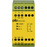 PNOZ X 45.0 mm Depth Emergency Stop, Gates, and Light Grids Monitoring Safety Relay (774304)