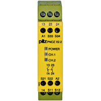 PNOZ X 22.5 mm Depth Emergency Stop, Gates, and Light Grids Monitoring Safety Relay (774607)