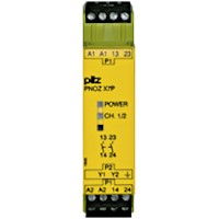 PNOZ X 22.5 mm Depth Emergency Stop, Gates, and Light Grids Monitoring Safety Relay (777053)