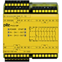 PNOZ X 90.0 mm Depth Emergency Stop, Gates, and Light Grids Monitoring Safety Relay (787609)