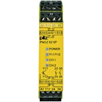 PNOZ X 22.5 mm Depth Emergency Stop, Gates, and Light Grids Monitoring Safety Relay (777308)