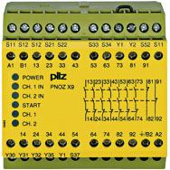 PNOZ X 90.0 mm Depth Emergency Stop, Gates, and Light Grids Monitoring Safety Relay (774605)