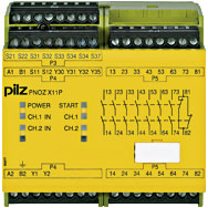 PNOZ X 90.0 mm Depth Emergency Stop, Gates, and Light Grids Monitoring Safety Relay (777083)