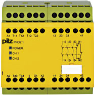 PNOZ X 90.0 mm Depth Emergency Stop, Gates, and Light Grids Monitoring Safety Relay (775650)