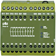 PNOZ X 90.0 mm Depth Emergency Stop, Gates, and Light Grids Monitoring Safety Relay (774006)