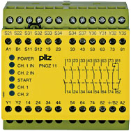 PNOZ X 90.0 mm Depth Emergency Stop, Gates, and Light Grids Monitoring Safety Relay (774081)