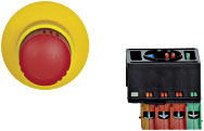 PITestop 41.5 mm Height Emergency Stop Pushbutton Set (400511)