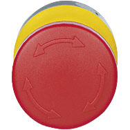 PITestop 24.5 mm Height Emergency Stop Pushbutton (400610)