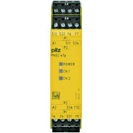 PNOZelog 22.5 mm Depth Emergency Stop, Gates, and Light Grids Monitoring Safety Relay (774197)