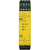 PNOZelog 22.5 mm Depth Emergency Stop, Gates, and Light Grids Monitoring Safety Relay (774190)