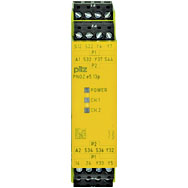 PNOZelog 22.5 mm Depth Emergency Stop, Gates, and Light Grids Monitoring Safety Relay (774191)