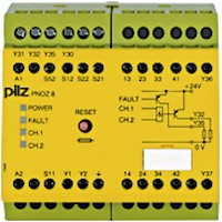 PNOZ X 90.0 mm Depth Emergency Stop, Gates, and Light Grids Monitoring Safety Relay (774768)