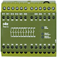 PNOZ X 90.0 mm Depth Emergency Stop, Gates, and Light Grids Monitoring Safety Relay (774002)