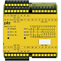 PNOZ X 90.0 mm Depth Emergency Stop, Gates, and Light Grids Monitoring Safety Relay (787750)