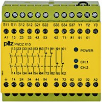 PNOZ X 90.0 mm Depth Emergency Stop, Gates, and Light Grids Monitoring Safety Relay (774703)