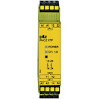 PNOZ X 22.5 mm Depth Emergency Stop, Gates, and Light Grids Monitoring Safety Relay (787059)