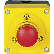 PITestop 72.0 mm Height Emergency Stop Pushbutton Set (400452)