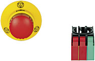 PITestop 92.0 mm Height Emergency Stop Pushbutton Set (400446)