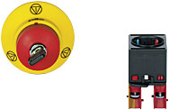 PITestop 100.0 mm Height Emergency Stop Pushbutton Set (400443)