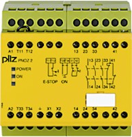 PNOZ X 90.0 mm Depth Emergency Stop, Gates, and Light Grids Monitoring Safety Relay (775830)