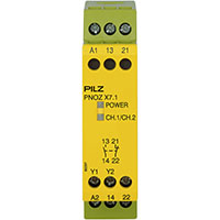 PNOZ X 22.5 mm Depth Emergency Stop, Gates, and Light Grids Monitoring Safety Relay (774051)