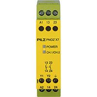 PNOZ X 22.5 mm Depth Emergency Stop, Gates, and Light Grids Monitoring Safety Relay (774056)