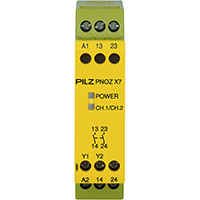 PNOZ X 22.5 mm Depth Emergency Stop, Gates, and Light Grids Monitoring Safety Relay (774059)