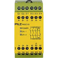 PNOZ X 45.0 mm Depth Emergency Stop, Gates, and Light Grids Monitoring Safety Relay (774315)