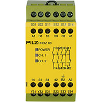 PNOZ X 45.0 mm Depth Emergency Stop, Gates, and Light Grids Monitoring Safety Relay (774319)