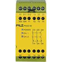 PNOZ X 45.0 mm Depth Emergency Stop, Gates, and Light Grids Monitoring Safety Relay (774729)