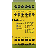 PNOZ X 45.0 mm Depth Emergency Stop, Gates, and Light Grids Monitoring Safety Relay (774730)