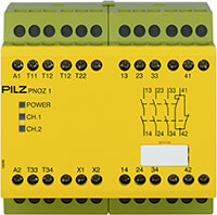 PNOZ X 90.0 mm Depth Emergency Stop, Gates, and Light Grids Monitoring Safety Relay (775695)