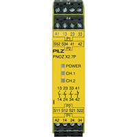 PNOZ X 22.5 mm Depth Emergency Stop, Gates, and Light Grids Monitoring Safety Relay (777306)