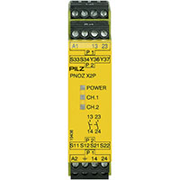 PNOZ X 22.5 mm Depth Emergency Stop, Gates, and Light Grids Monitoring Safety Relay (777307)