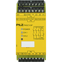 PNOZ X 45.0 mm Depth Emergency Stop, Gates, and Light Grids Monitoring Safety Relay (777310)