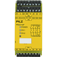 PNOZ X 45.0 mm Depth Emergency Stop, Gates, and Light Grids Monitoring Safety Relay (777313)