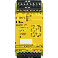 PNOZ X 45.0 mm Depth Emergency Stop, Gates, and Light Grids Monitoring Safety Relay (777314)