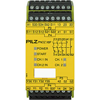 PNOZ X 45.0 mm Depth Emergency Stop, Gates, and Light Grids Monitoring Safety Relay (777760)