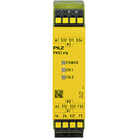 PNOZelog 22.5 mm Depth Emergency Stop, Gates, and Light Grids Monitoring Safety Relay (784130)