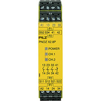 PNOZ X 22.5 mm Depth Emergency Stop, Gates, and Light Grids Monitoring Safety Relay (777302)