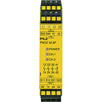 PNOZ X 22.5 mm Depth Emergency Stop, Gates, and Light Grids Monitoring Safety Relay (787302)