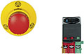 PITestop 100.0 mm Height Emergency Stop Pushbutton Set (400445)